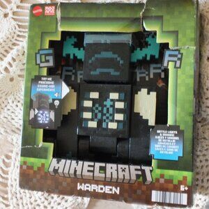 Mattel Minecraft Warden Action Figure with Lights, Sounds & Attack Mode